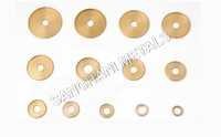 Brass Washers - Round Flat, Varied Sizes | Compact Size, Corrosion Resistance, Light Weight, Robust Design For Screws Loading Distribution