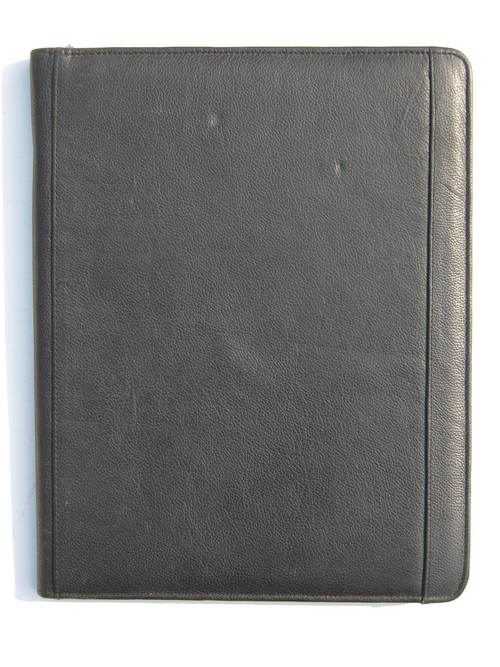 Black Leather Folder