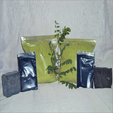 Indigo Leaves Powder & Dye Cake