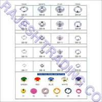 Prong Snap Button - Metal Alloy, Multiple Sizes, Varied Colors | Durable, Smooth Finish, Precise Fit, Strong Hold