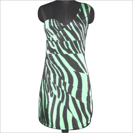 Waist Band Satin Dress