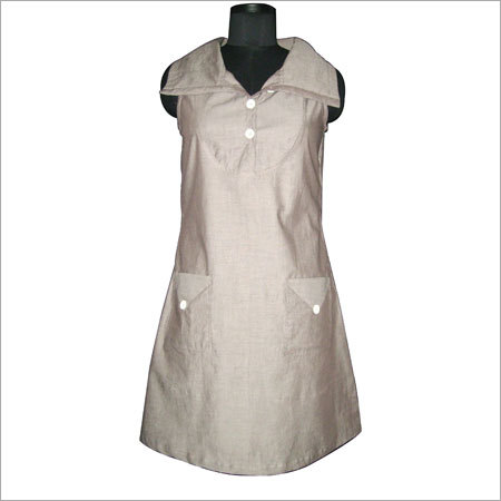 Chambray Collared Tunic