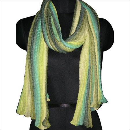 Crinkled Rayon Scarf