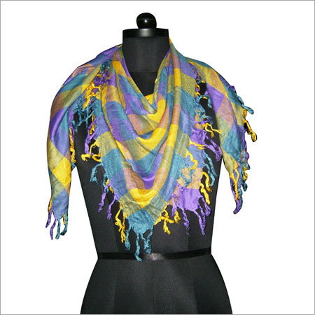 Multicolor Check Scarf