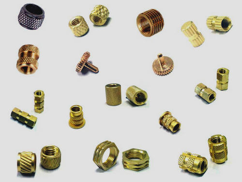 Automotive Moulding Parts Brass Threaded Inserts Automotive Moulding Parts Brass Threaded Inserts