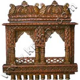Wooden Jharokha
