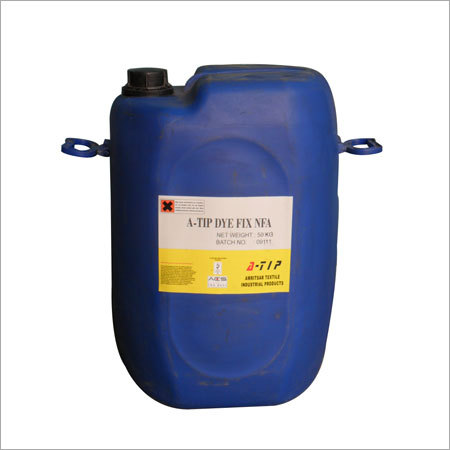 Tip dye fix chemical