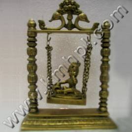 Brass Lord Krishna