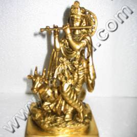Brass Lord Krishna
