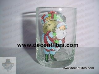 Painted Glass Candle Votive