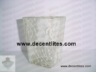 Decorative Clear Glass Candle Votives
