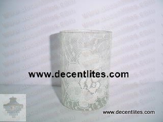 Decorative Clear Glass Candle Votives