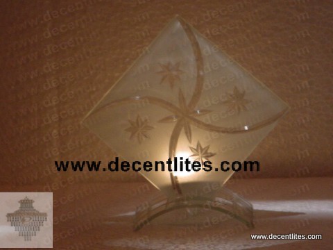 Cut Glass Candle Votive