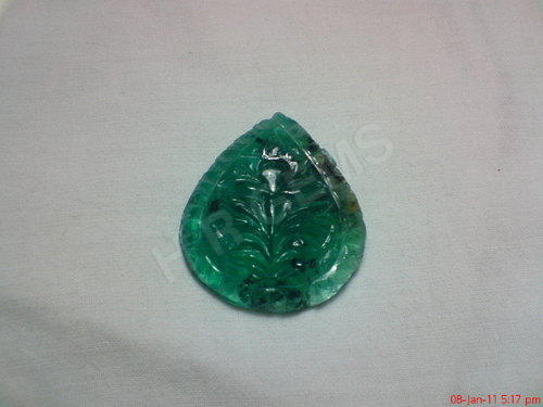 Emerald carving
