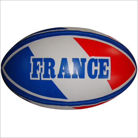 Synthetic Rugby Ball - Synthetic Rubber, Standard Size, White | High Retention Bladder, Durable, Grippy, Multi-Layer Game Ball