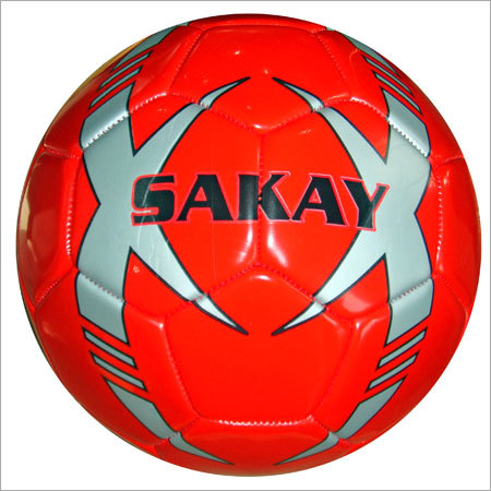 Soccer Ball Mini Size - PVC 4 Inch Red 2 Layers Polyester & Cotton Customizable