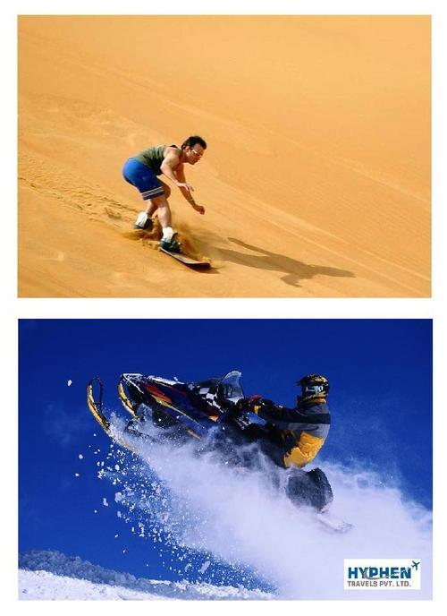 4X4 Sand And Snow Skiing