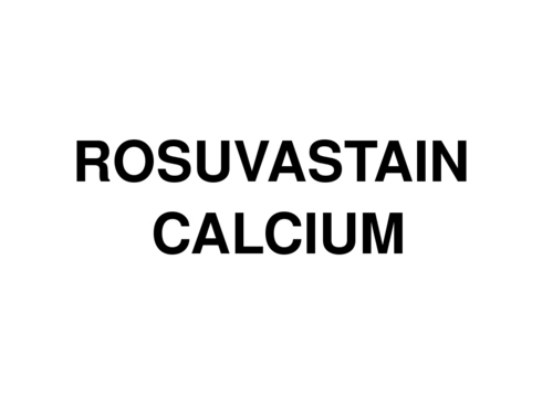 ROSUVASTATIN CALCIUM