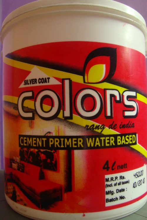 Water Based Colors Cement Primer
