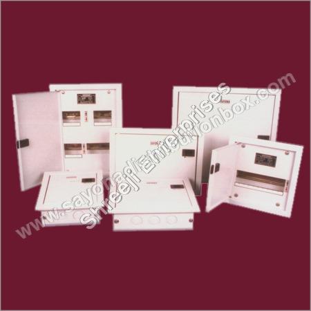 White Mcb Double Door Distribution Box