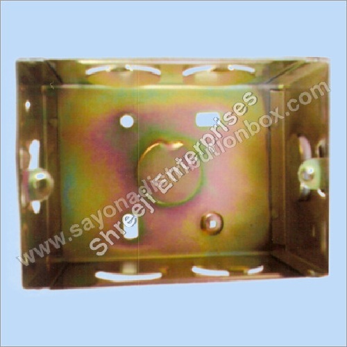 M.S. Modular Box - Mild Steel, Golden Color, Warranty Included | Fine Finish, Rugged Design, Perfect Dimensions