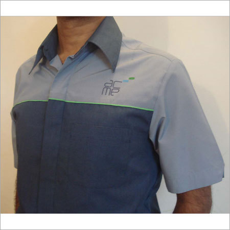 Workers Uniform - Polyester, Size S-XXL, Blue Color | Durable Fabric, Comfortable Fit, Easy Care, Professional Look, Customizable Options