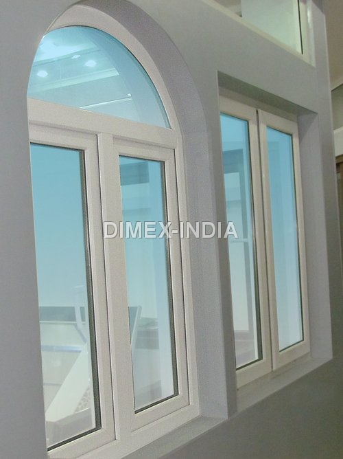 Arched White Window