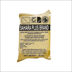 Sahara Plus Thermoplastic Road Marking - Thermoplastic, 25 kg Beige, Glass Micro-Beads | High Visibility, Durable, Anti-Skid, Weather Resistant, Quick Drying