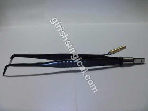 Bipolar Irrigation Angular(Curved Shape) Forceps