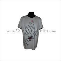 Round Neck T-Shirts - 100% Cotton, Short Sleeve, Grey | Comfortable, Customizable, No Shrinkage, Soft Fabric, Multiple Sizes, Various Colors