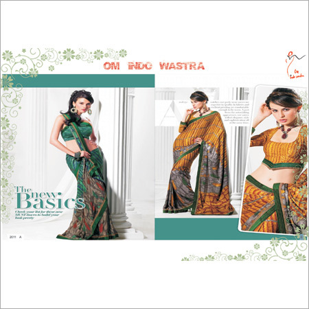 Ladies Zari Border Saree