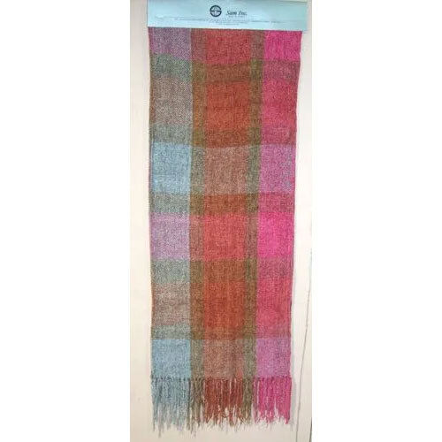 Rayon Printed Checks Shawl