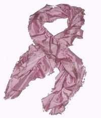 Plain Rayon Fancy Stole - 100% Cotton, Size: 53 X 180 Cm, Color: Peach | Features: Printed Pattern, Machine Made, Closure: Sequence, For Women
