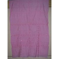 Viscose Stoles - 50 X 180 Cm, Pink With Hand Stone Work | Fashion Accessory For Women, Daily Use