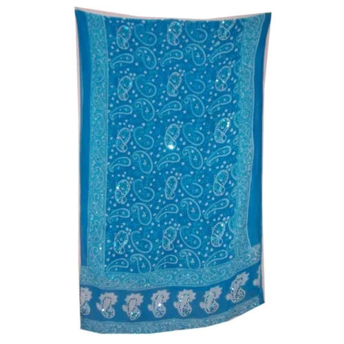 Silk Paisley Print Fancy Scarves