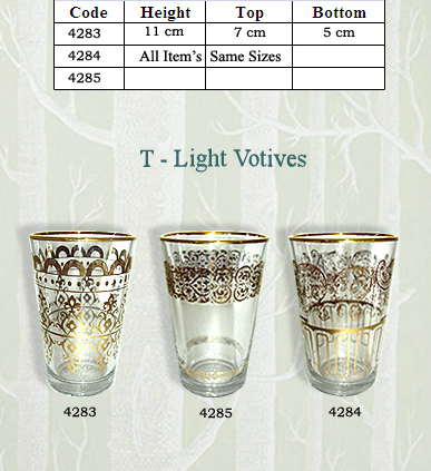 Hand Painting Glass Votives
