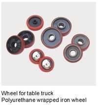 Polyurethane Bonded Cast Iron Wheel