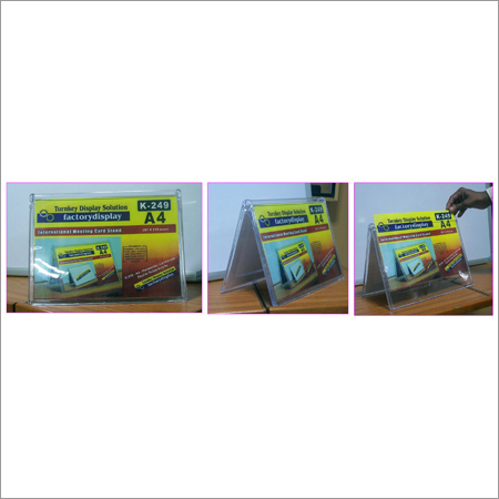 Horizontal Landscape Double Sided Brochure Stands