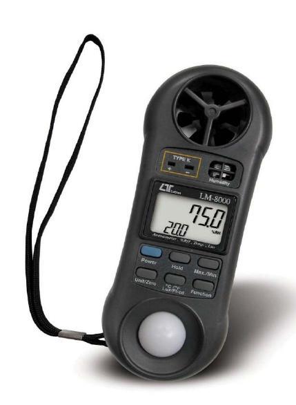 Anemometer, Humidity Light Meter, Thermometer