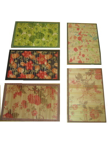 Colorful Bamboo Place Mats