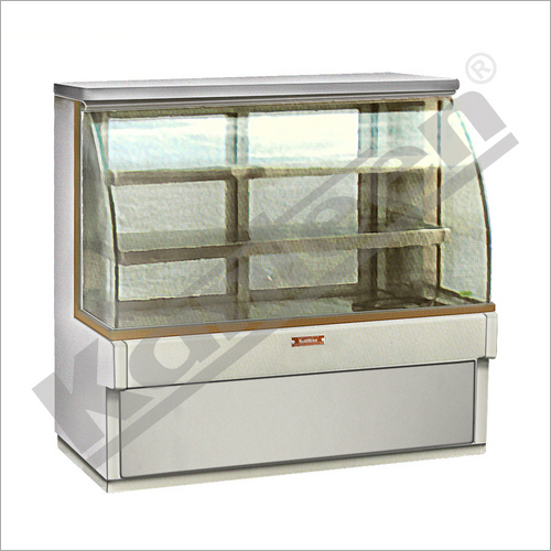 Bend Glass Display Counter, Refrigerated Showcase