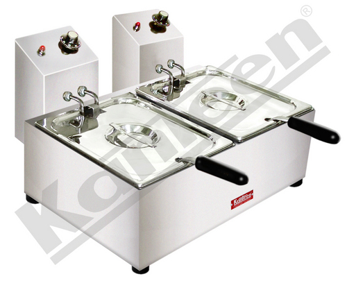 Double Unit Deep Fat Fryer - Counter Top  By KANTEEN INDIA EQUIPMENTS CO.