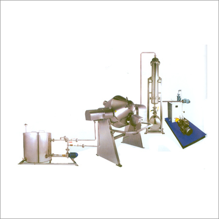 Double Cone Vacuum Dryer with Heating System And Vacuum Jet Ejector