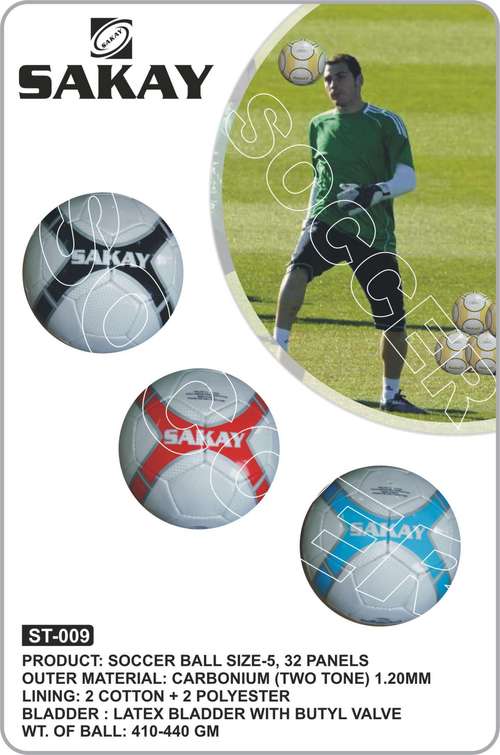 Soccer Ball - PU 1.00 MM, Size-5, 32 Panels, Latex Bladder with Butyl Valve | Durable, Precise Stitching, Accurate Bounce