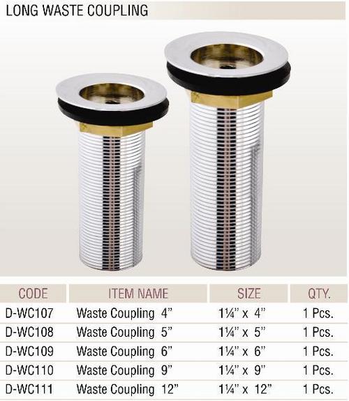 Long Waste Coupling