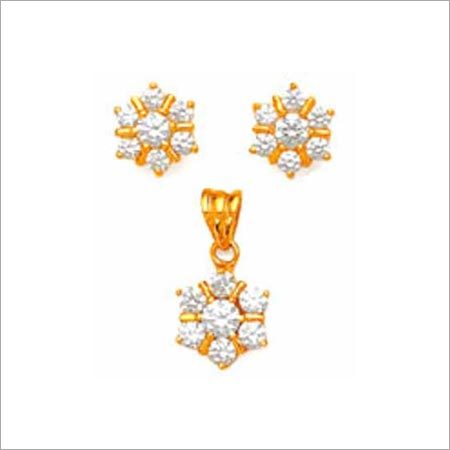 Diamond Pendant Set