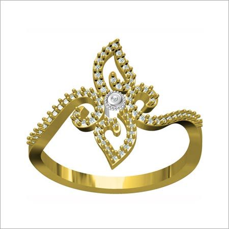Gold Solitaire Diamond Ring