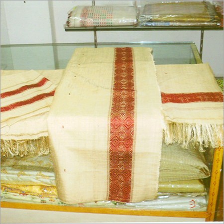 Silk Shawls - Pure Silk, Variable Sizes, Off-White Color | Hand-Woven, Soft Fabric, Durable Material, Customizable Designs, Elegant Style