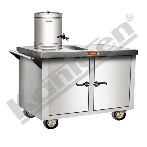 Tea Snacks Service Trolley By KANTEEN INDIA EQUIPMENTS CO.