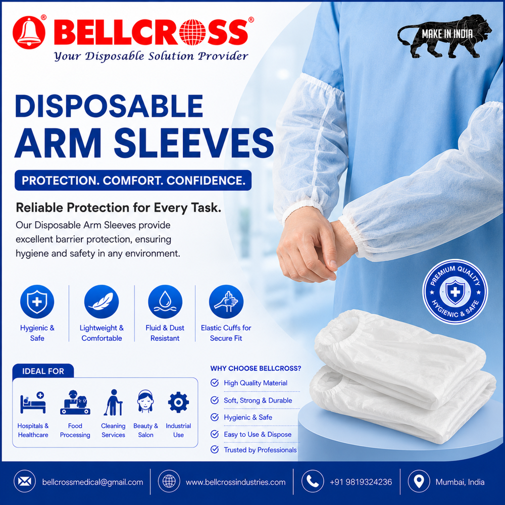 Bellcross Disposable Non Woven Arm Sleeves